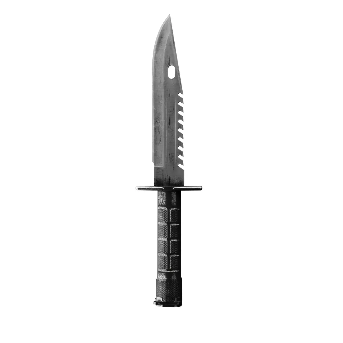 combat knife 3D model 8
