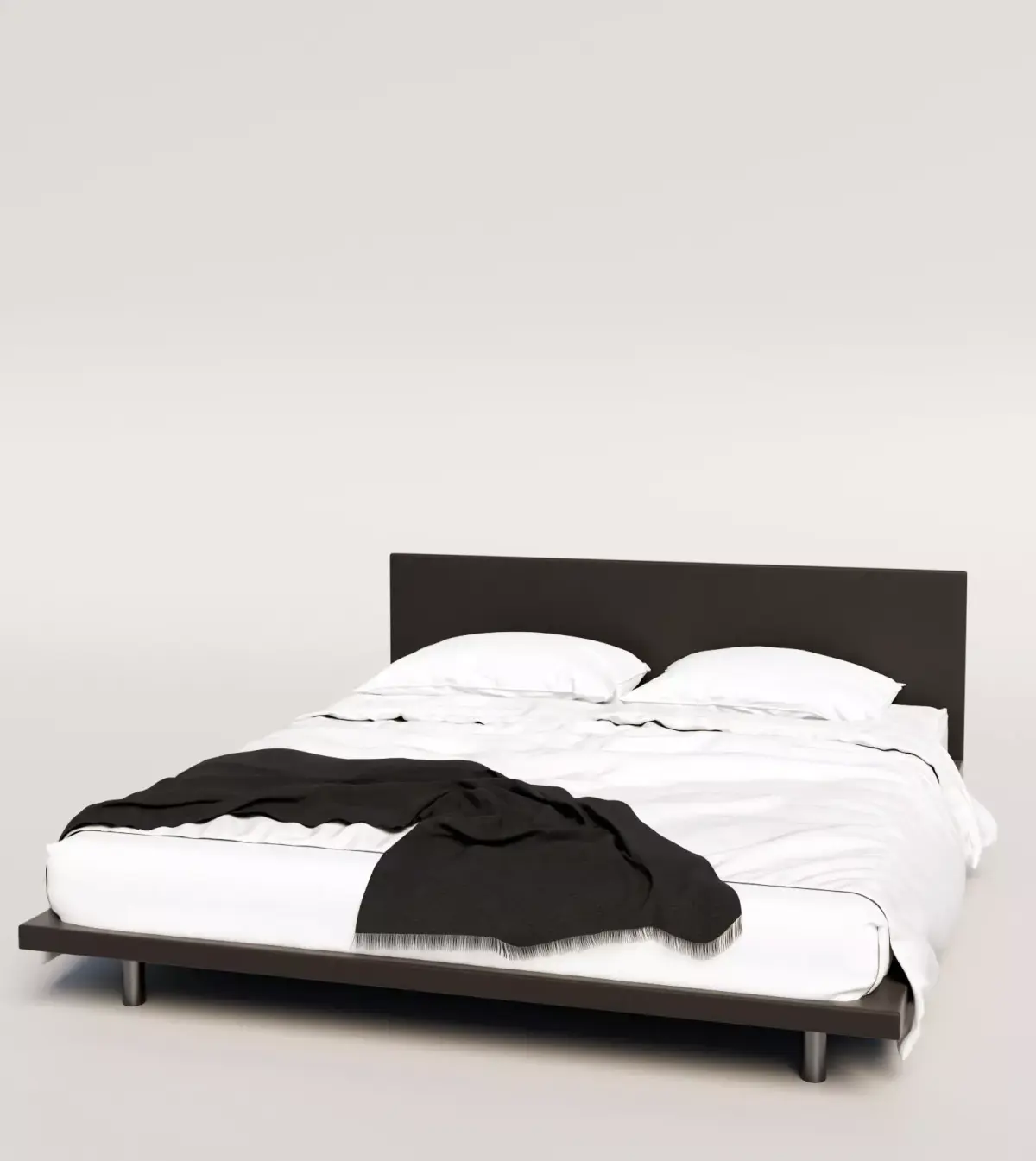 zannota leather bed Free 3D model