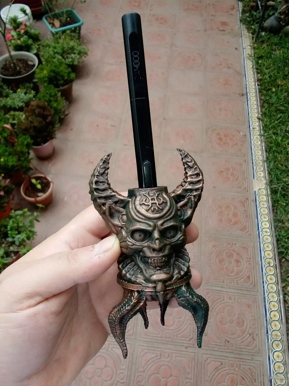 Demon Pen Holder 3D model