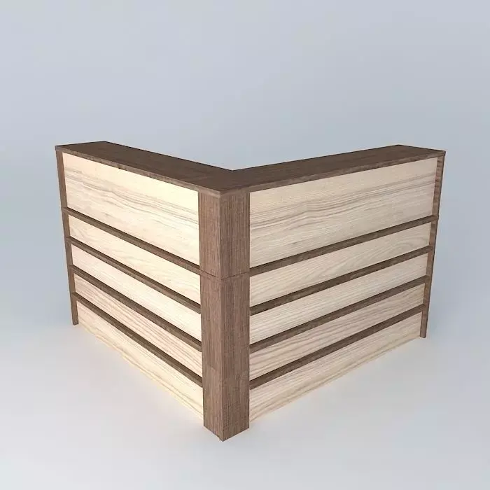 Reception counter Free 3D model purchase