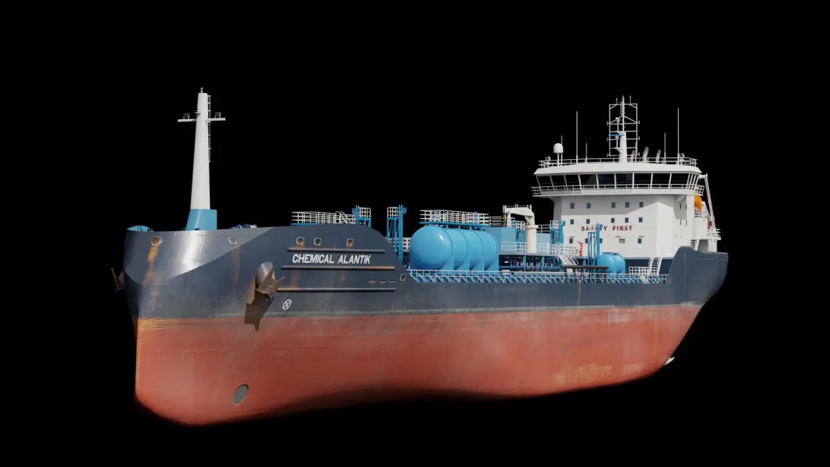 Chemical Tanker 3D model