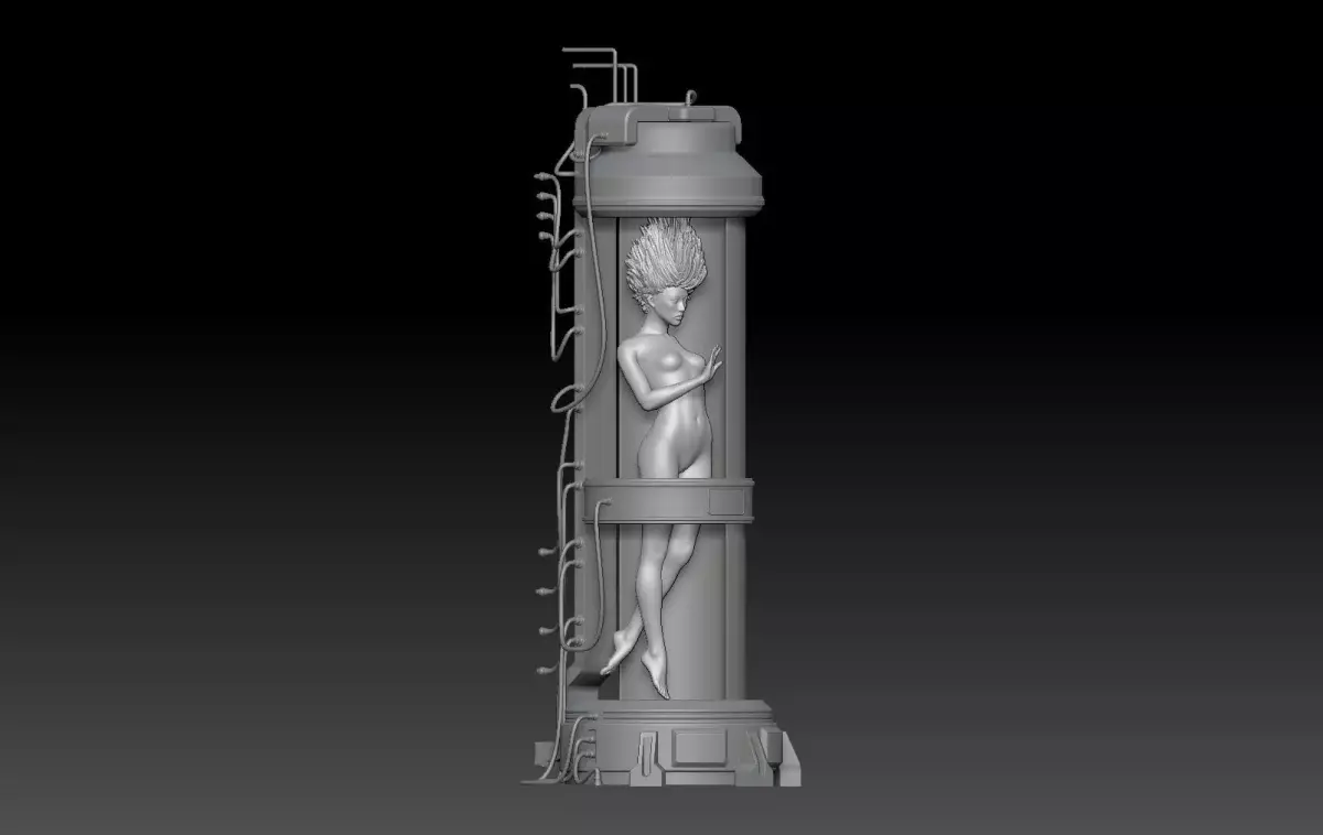 Genetic Clone Laboratory 1 3D print model