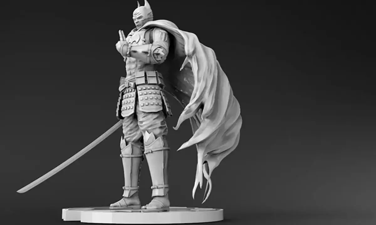 Batman Ninja Statue 3D Model Ready to Print for 3D Printing 3D print model purchase