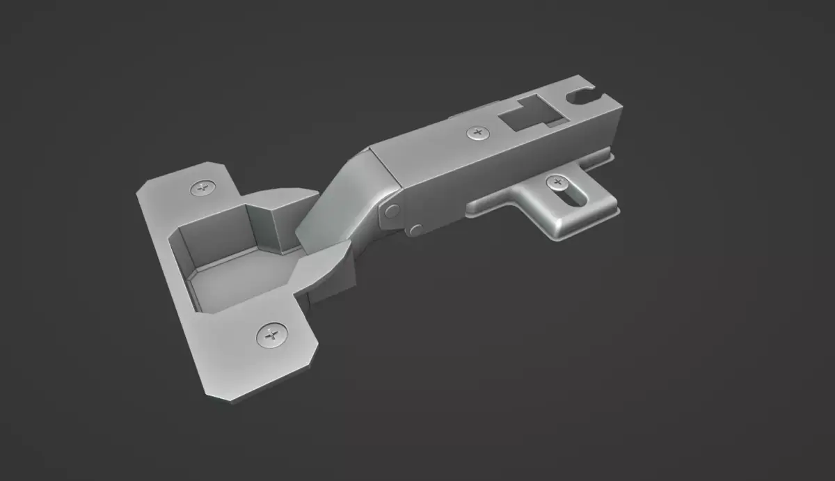 furniture hinge Free low-poly 3D model