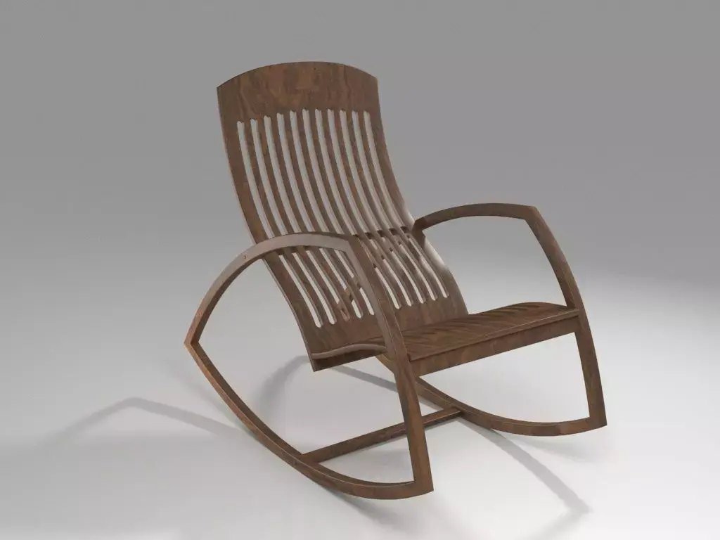 Rocking Chair for interior 3D model