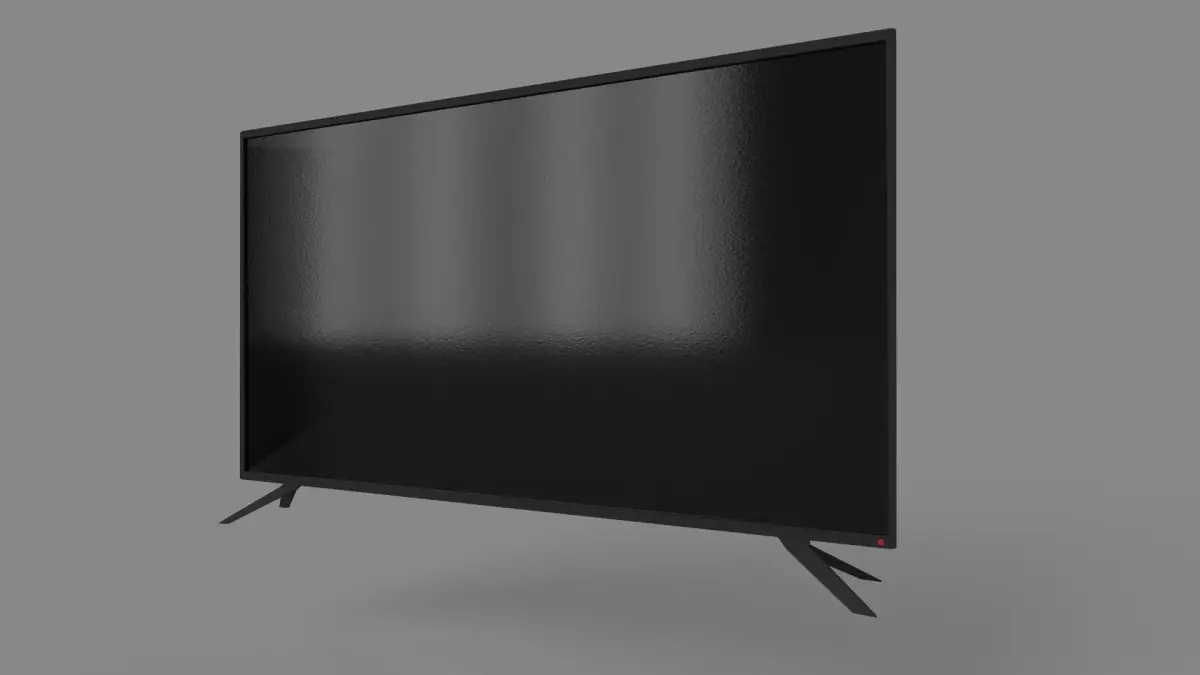 Simple TV Screen Free low-poly 3D model
