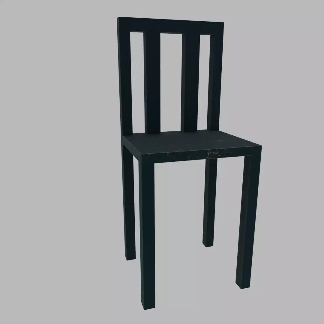 Soviet chair Free low-poly 3D model