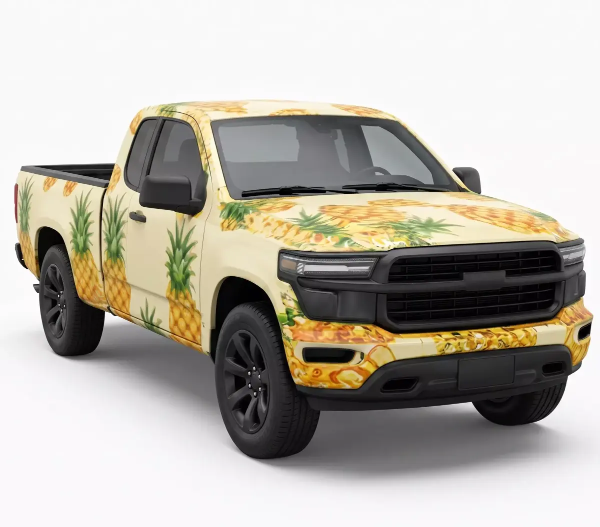 Pineapple-Express Pickup Truck 3D Model Low-poly 3D model