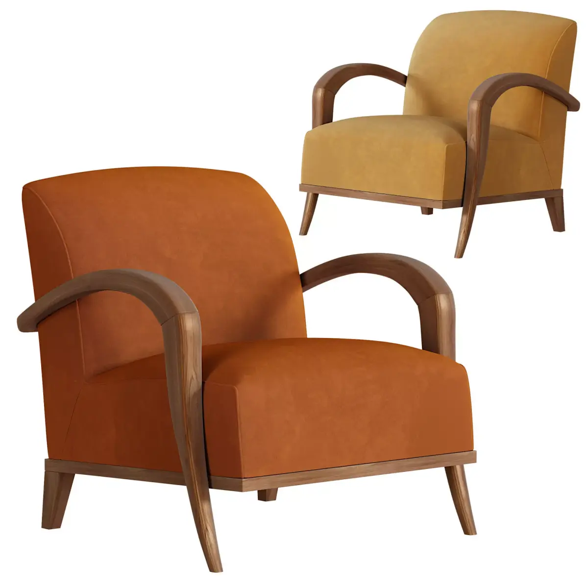 Domino Armchair 3D model