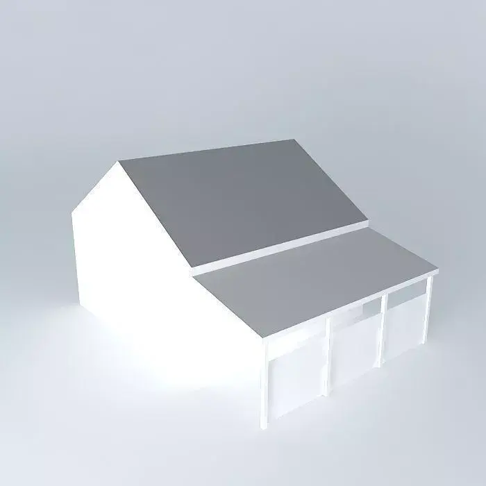 Decochalet house Free 3D model
