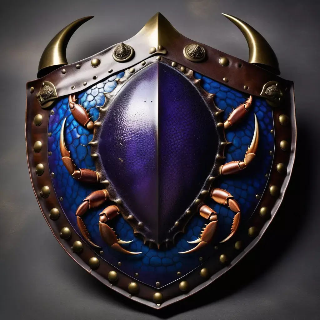 Mystic Crab Scale Shield 3D model