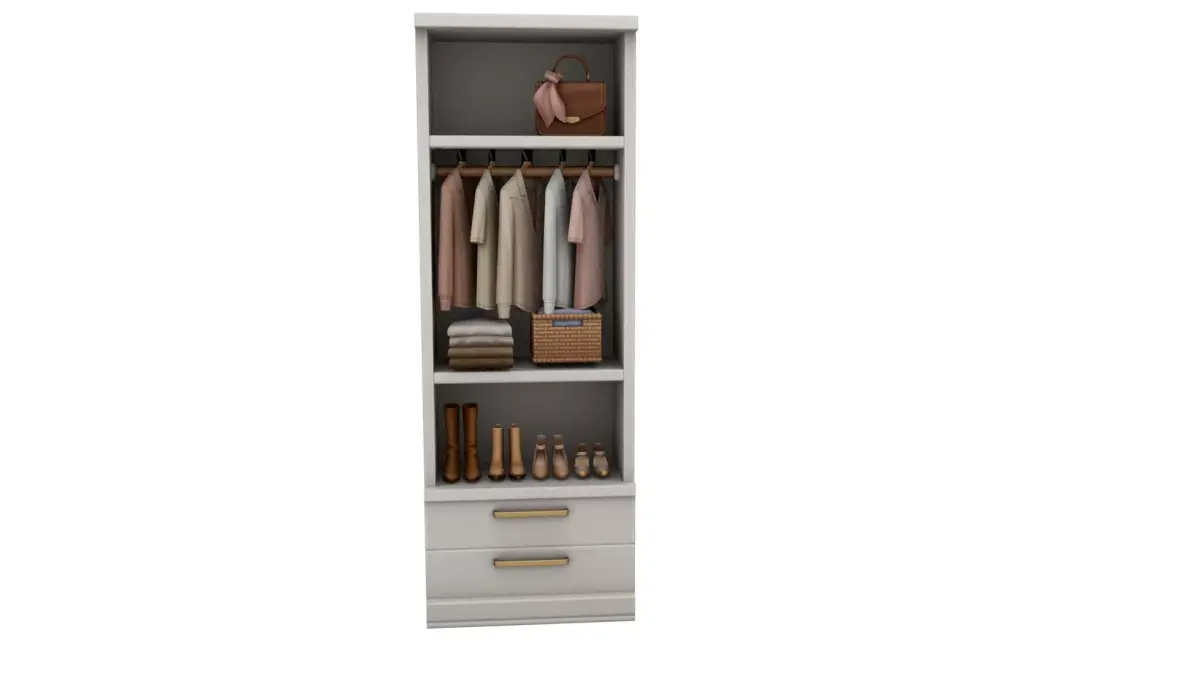 Closet  Wardrobe Low-poly 3D model