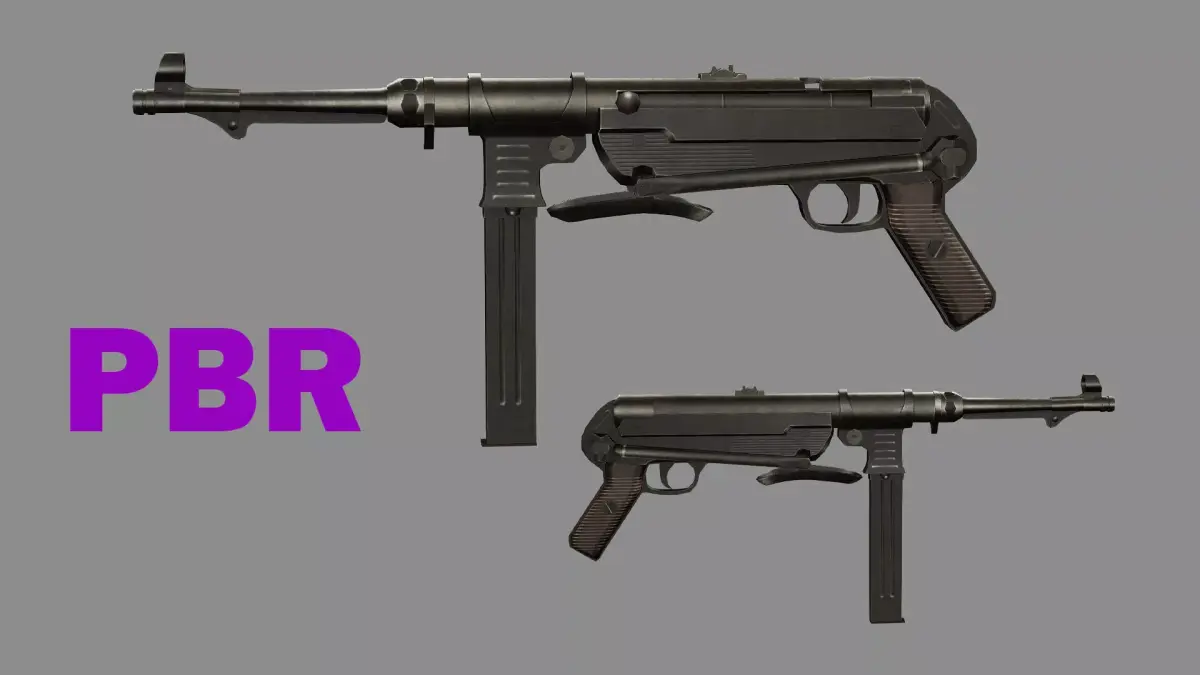 IMI Uzi ZX Low-poly 3D model Low-poly 3D model purchase