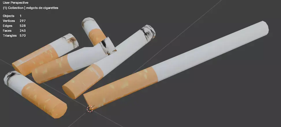 cigarette Free 3D model
