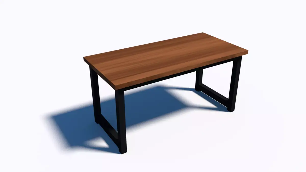 Simple Desk Free 3D model