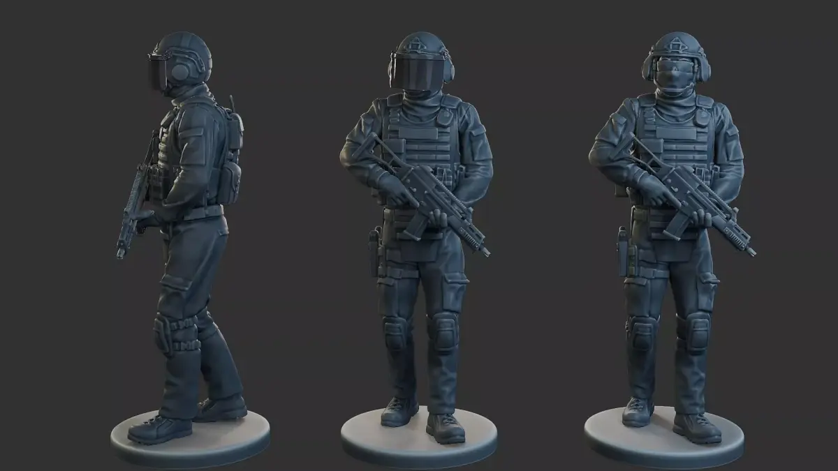 Tactical Gear GSG 9 TG1 002 3D print model