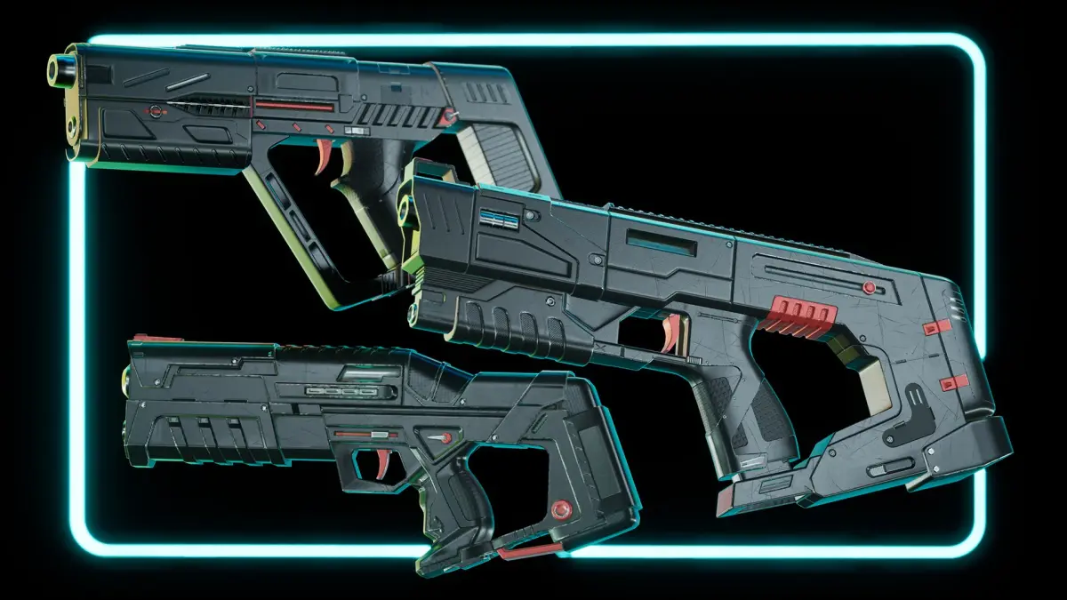 Futuristic Pistol Pack 4 3D model