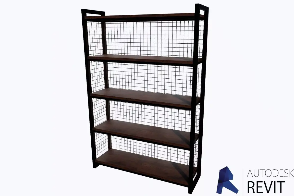 Book shelf -Revit 2018- Free 3D model