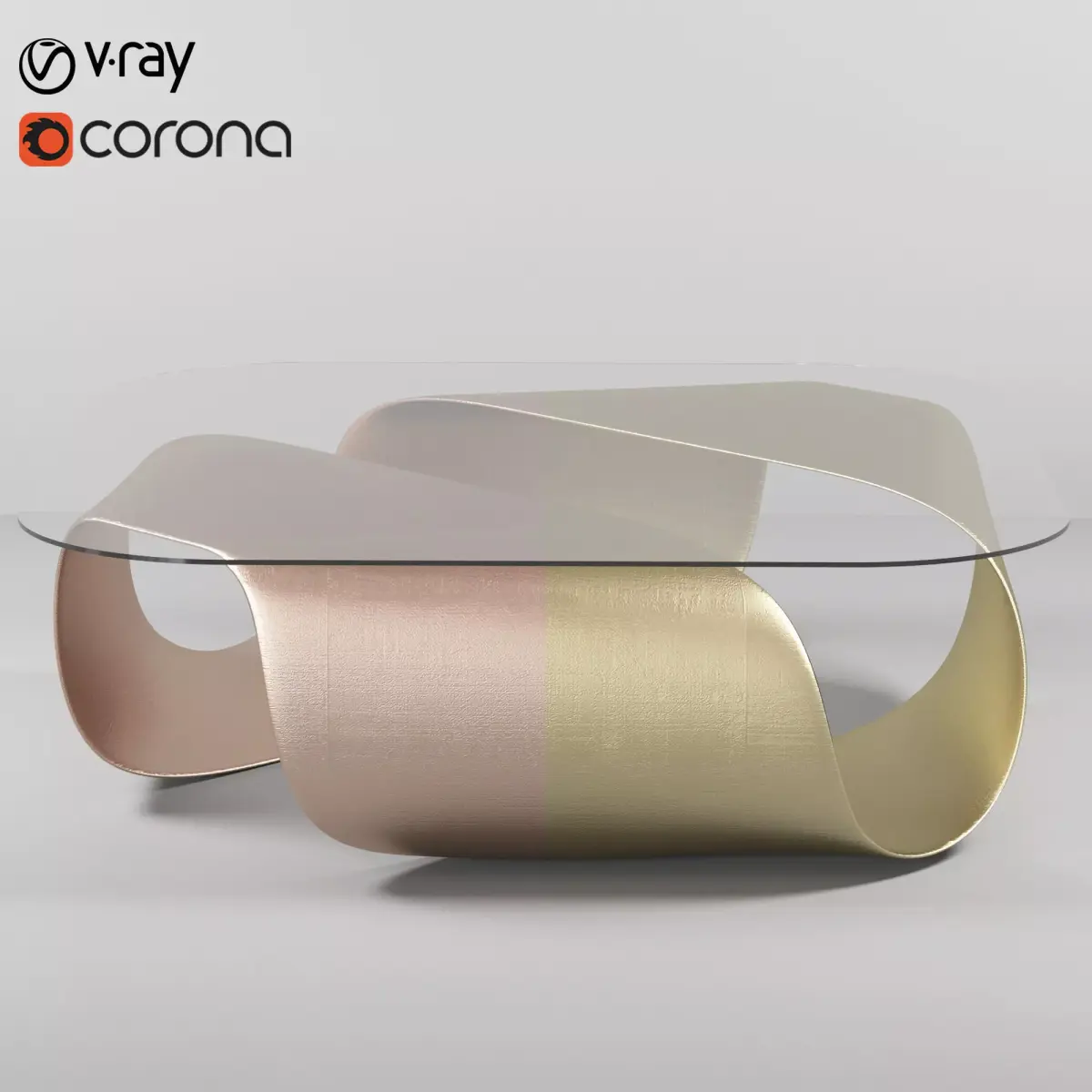 Coffee table Free 3D model 9