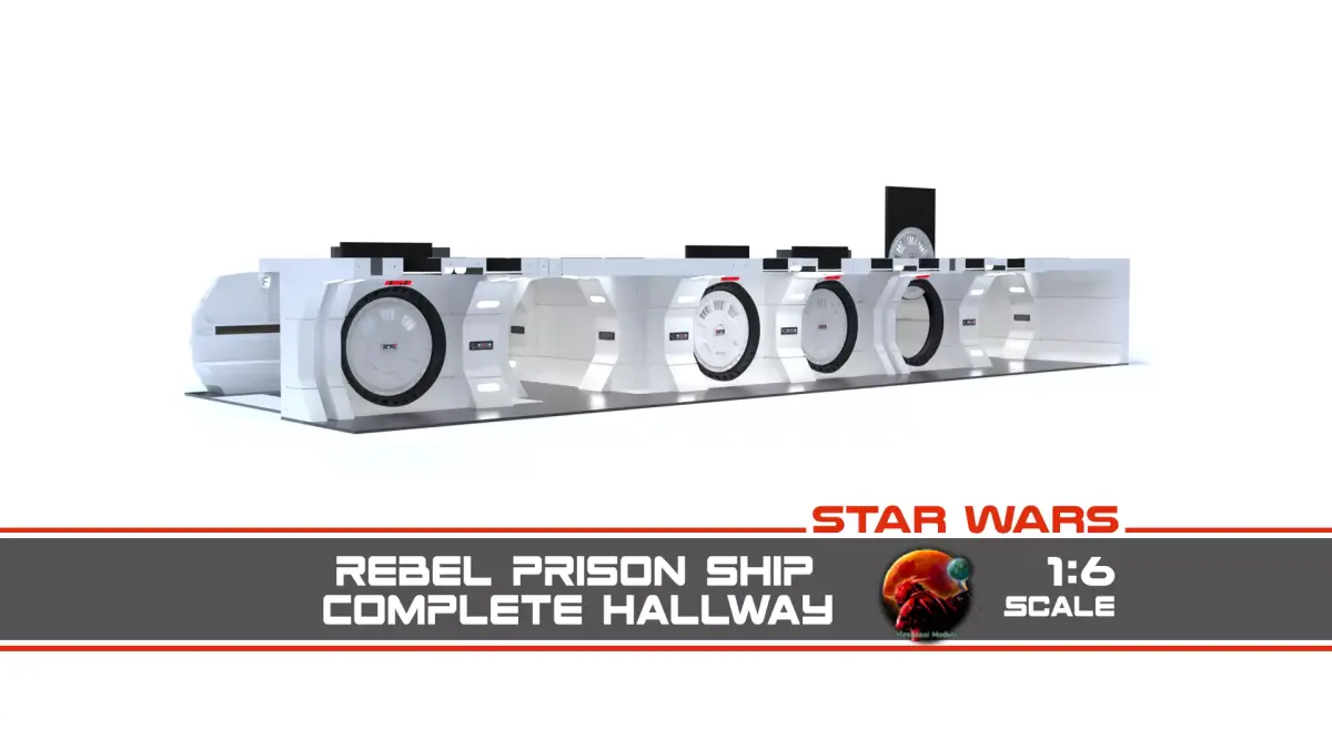 The Mandalorian - Rebel Prison Ship 1-6 scale 3D Model Pack purchase