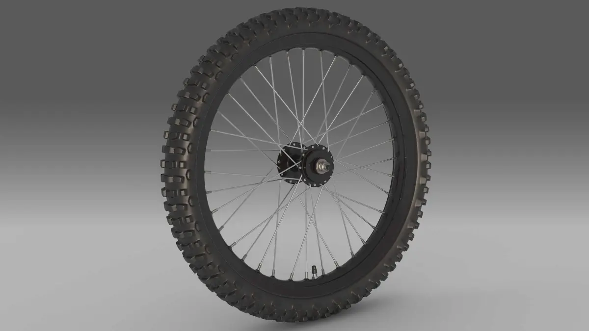 wheel 02 3D model purchase