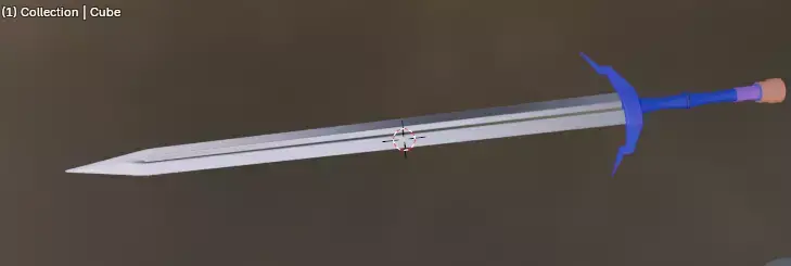 SWORD LOW POLY READY FOR GAME AND ANIMATION Low-poly 3D model
