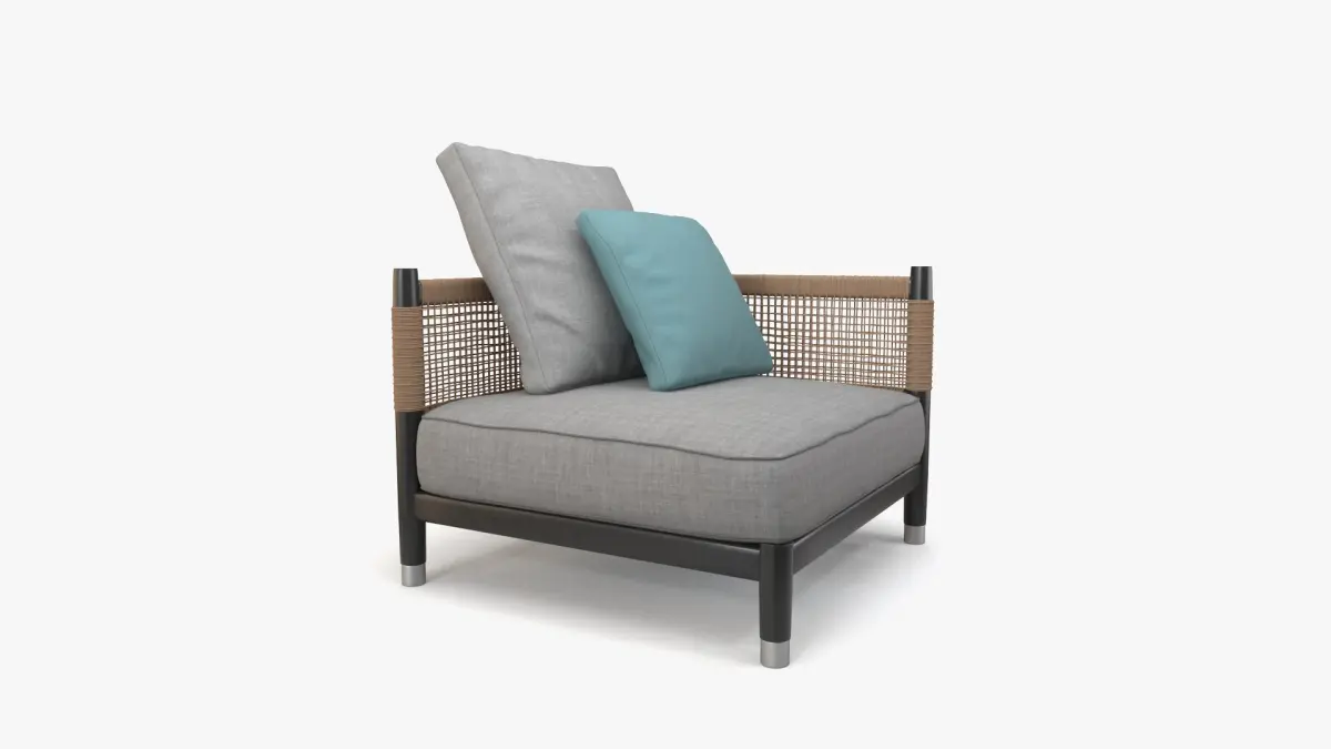 Parker Arm Chair 3D model