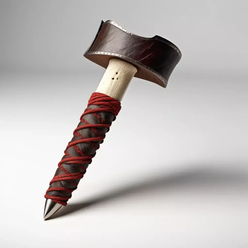 Detailed Fantasy War Axe 3D model
