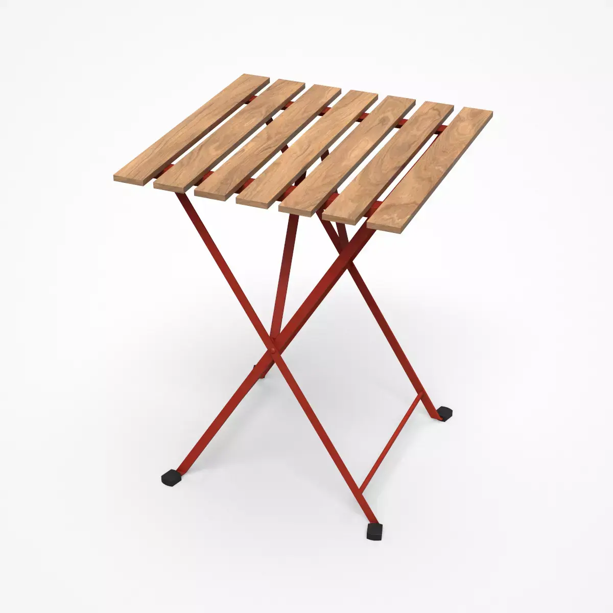 TARNO table red Low-poly 3D model