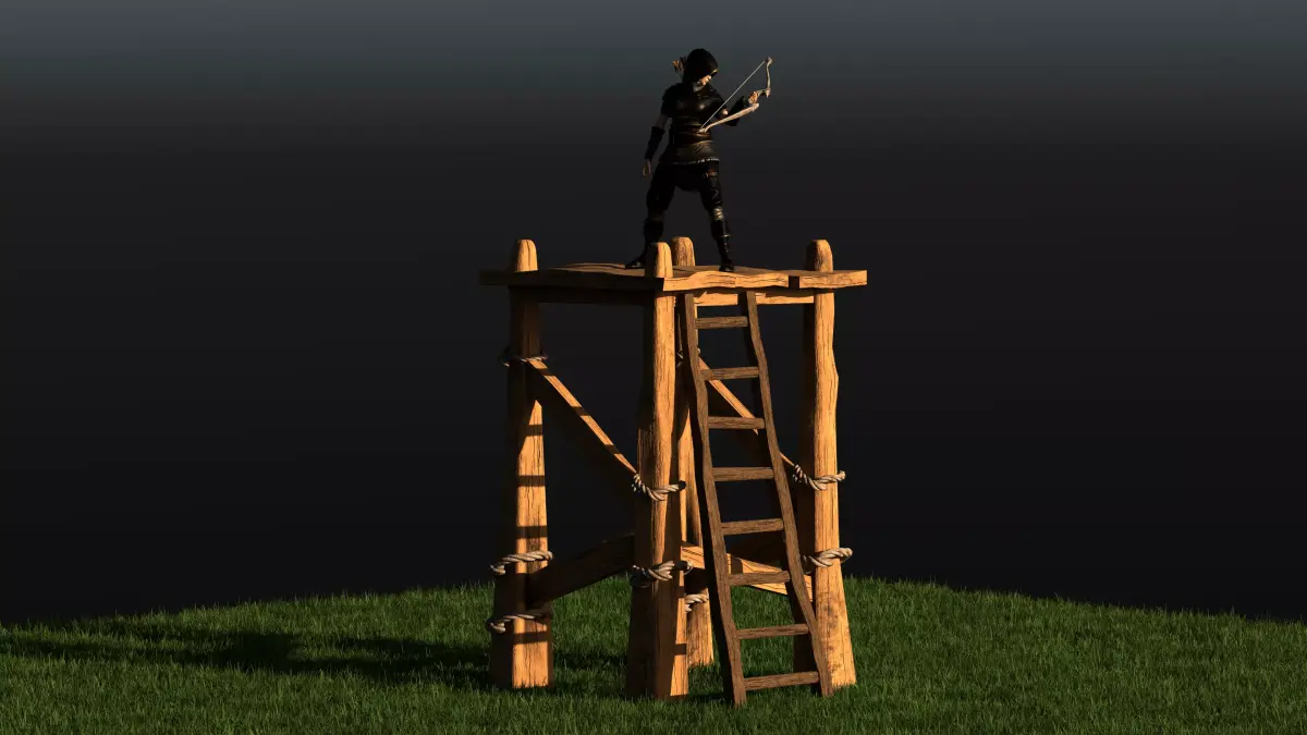 Archer Tower - Clash of Clans 3D model