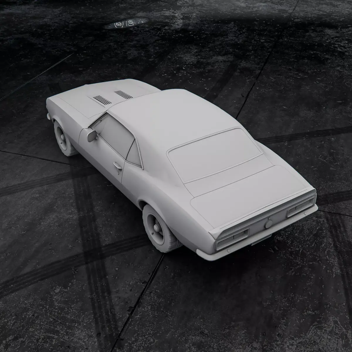 Chevrolet Camaro SS 1967 3D Printable Car Model RoZ 3D print model