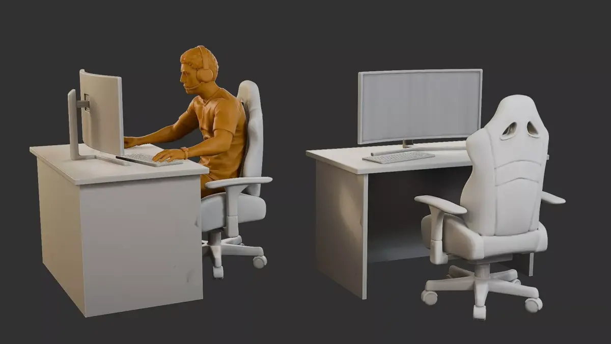 Video Game Player VGP1 001 3D print model