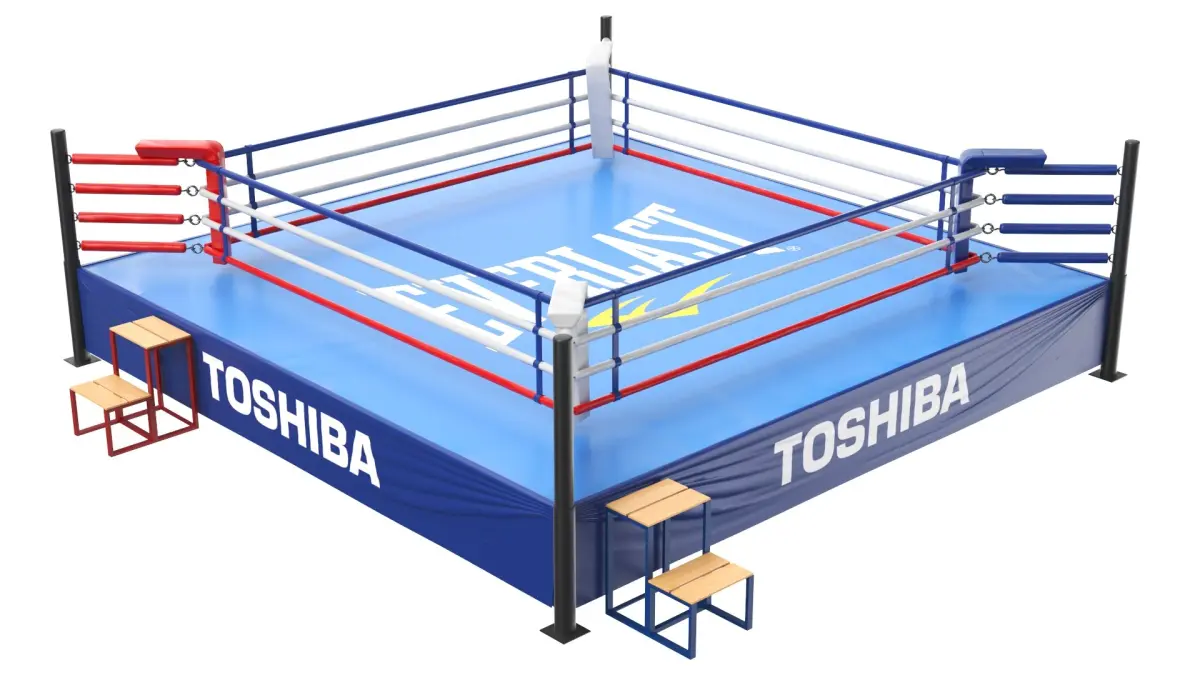 Detailed Boxing Ring 02 3D model