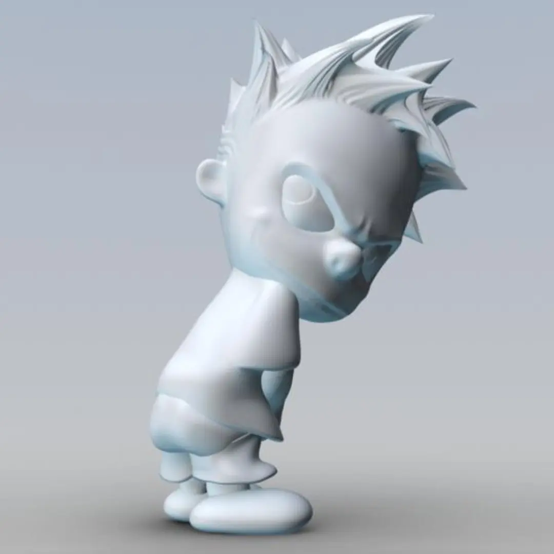 Calvin Peeing 3D model