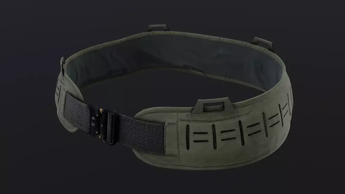 PT4 belt Low-poly 3D model