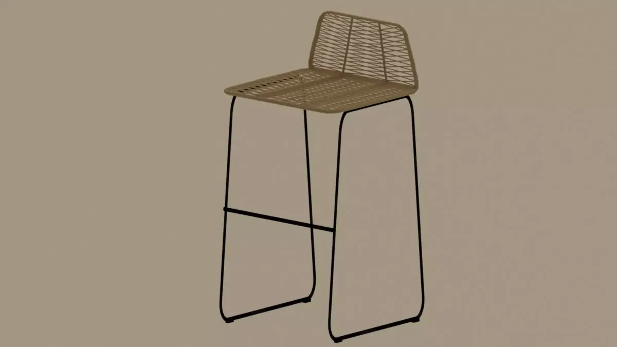 CHAIR BAR STEFANO 3D model