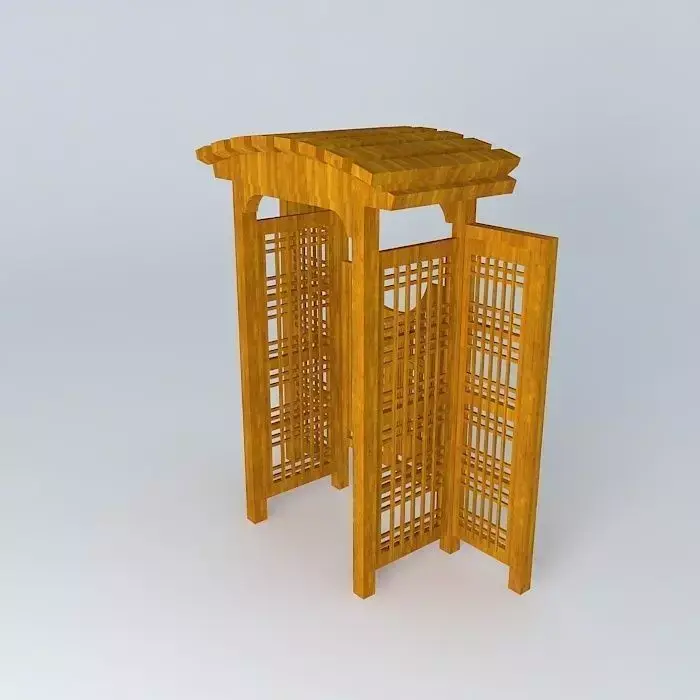 Arbor and Fence Improved Top Free 3D model
