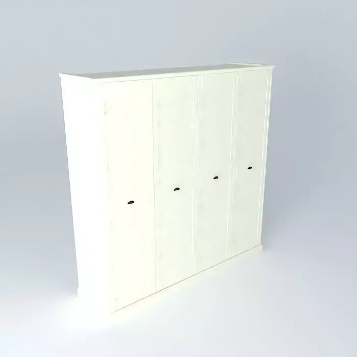 wardrobe three door cabinet Free 3D model purchase