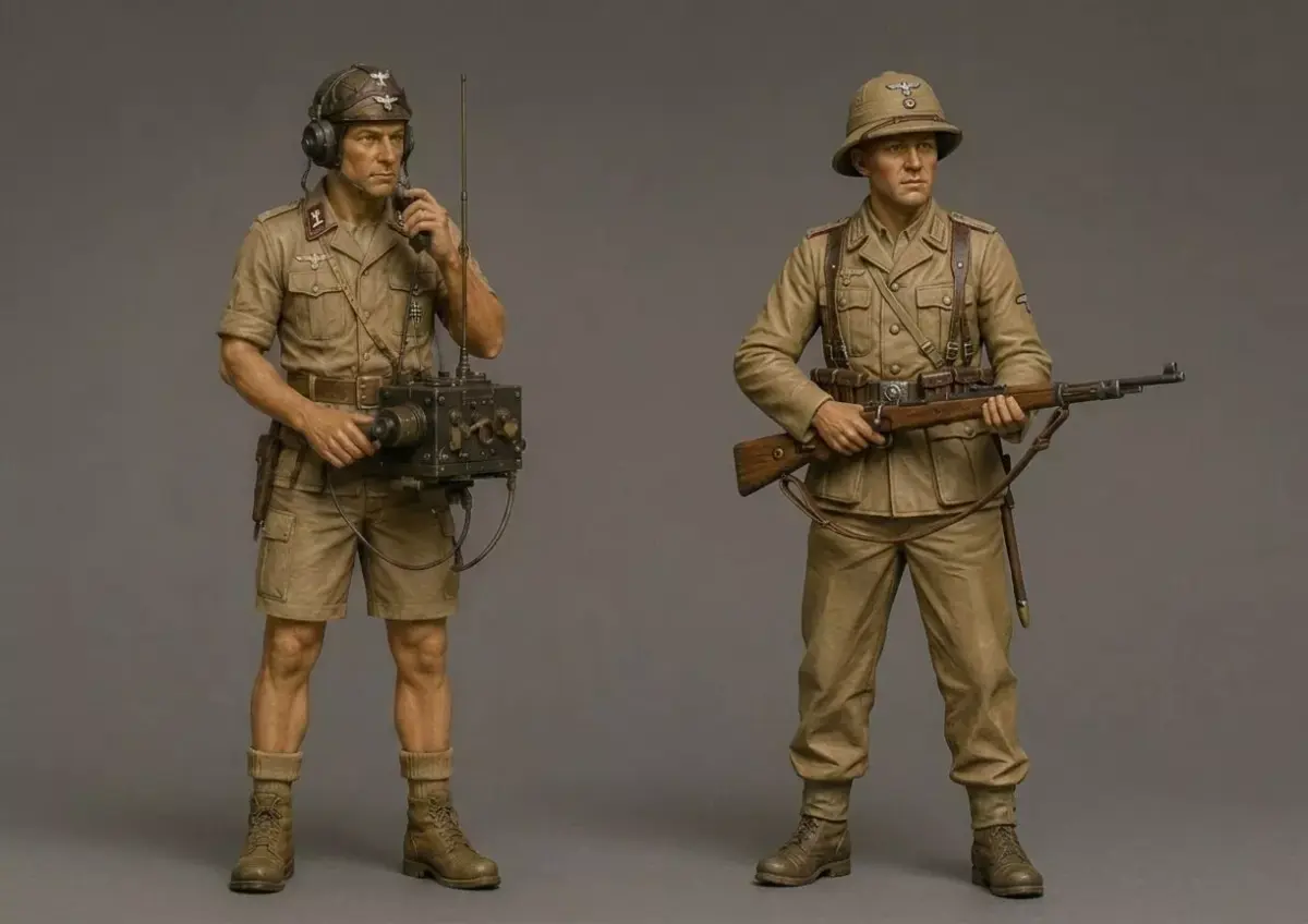 DAF Radio Operator  Rifleman  Title 3D print model