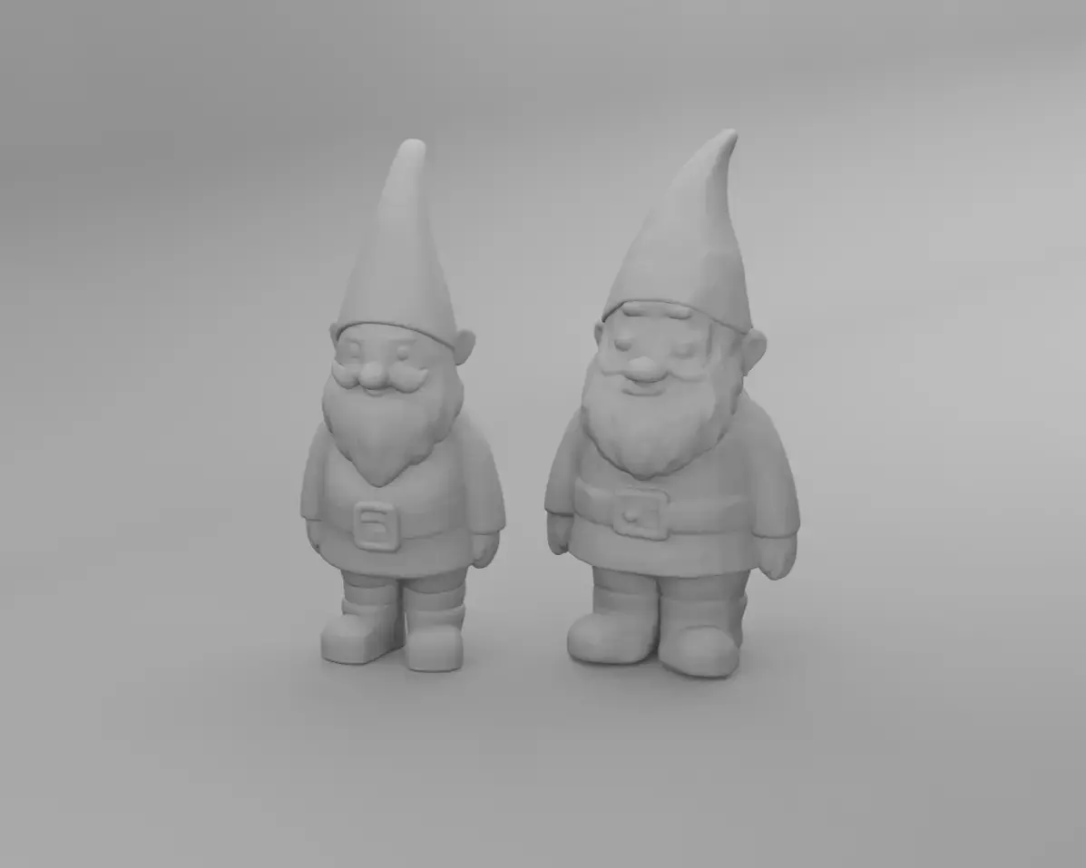  Dollhouse Garden Gnome Miniature Dollhouse Gnomes 3D print model