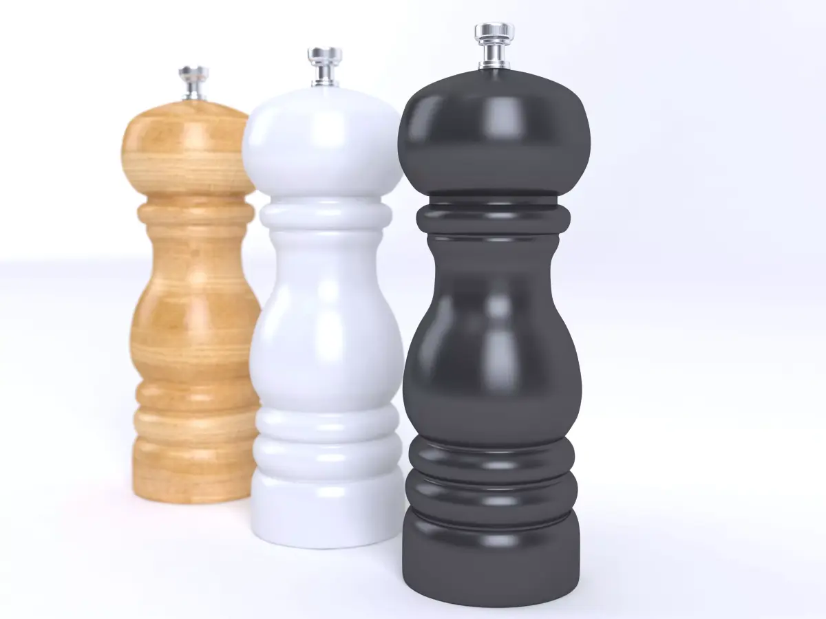 Salt and Pepper Mill 3D model