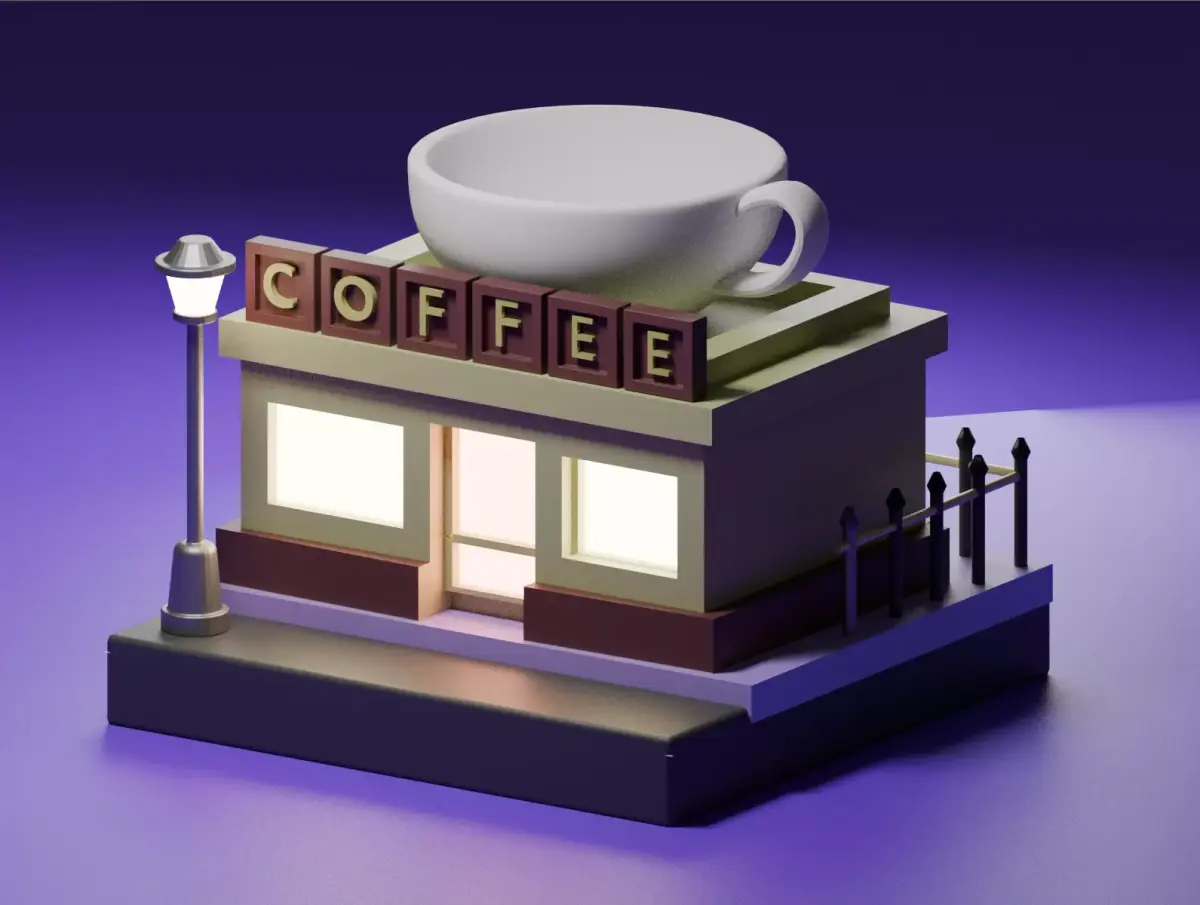 Coffee Shop 3D print model