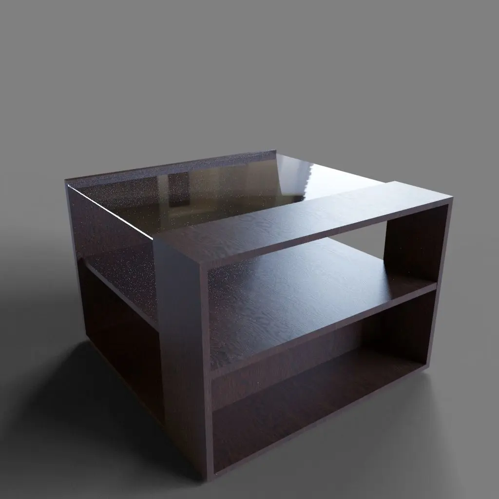 Coffee Table Free low-poly 3D model 2