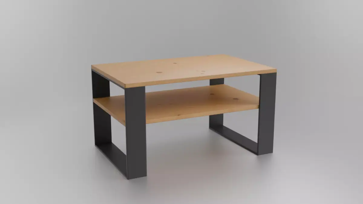 Coffee table Low-poly 3D model 18