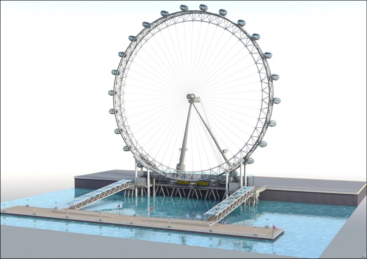 London Eye 3D model buy