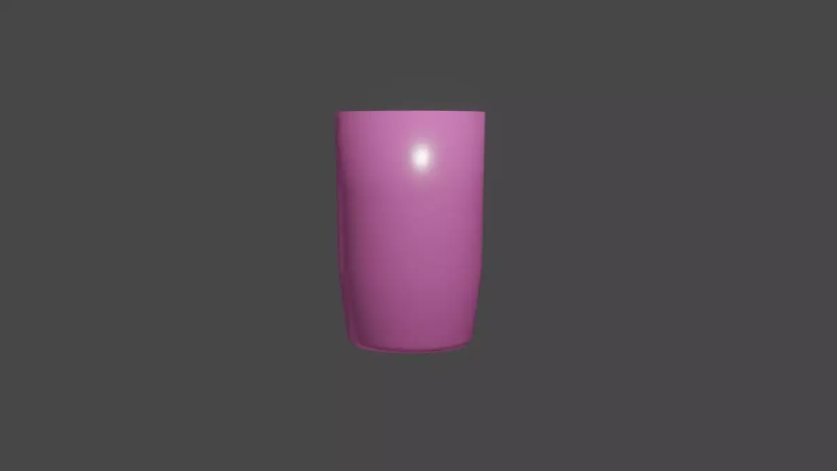 Plastic cups Free low-poly 3D model