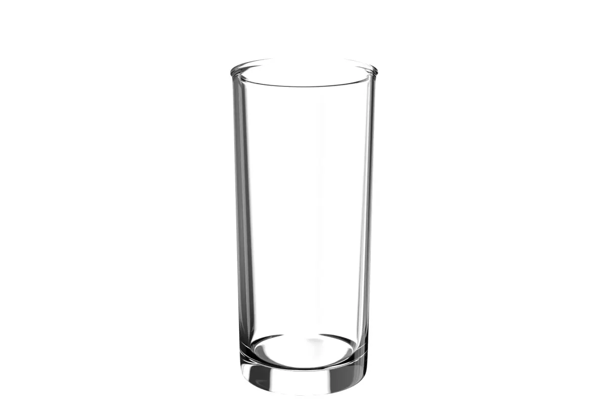 Tall Glass Free low-poly 3D model