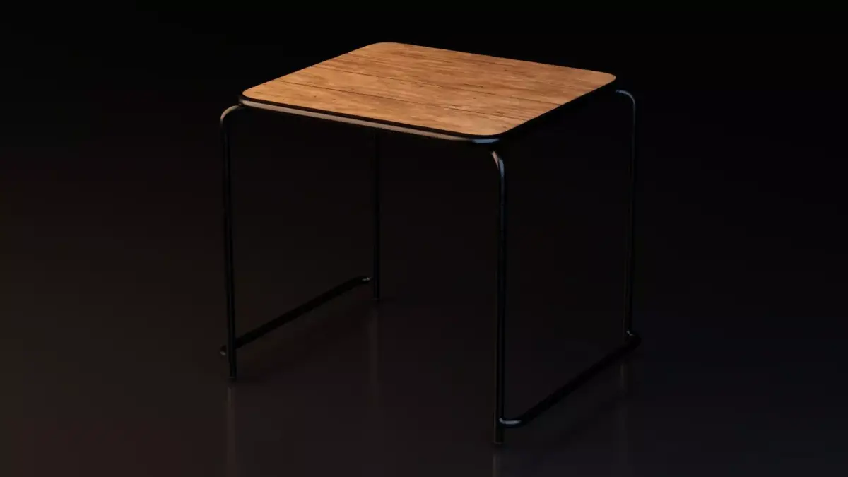 Coffee Table Free low-poly 3D model buy