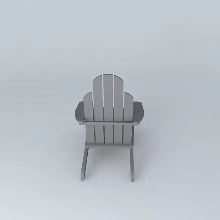 Adirondack lounge chair model Free 3D model