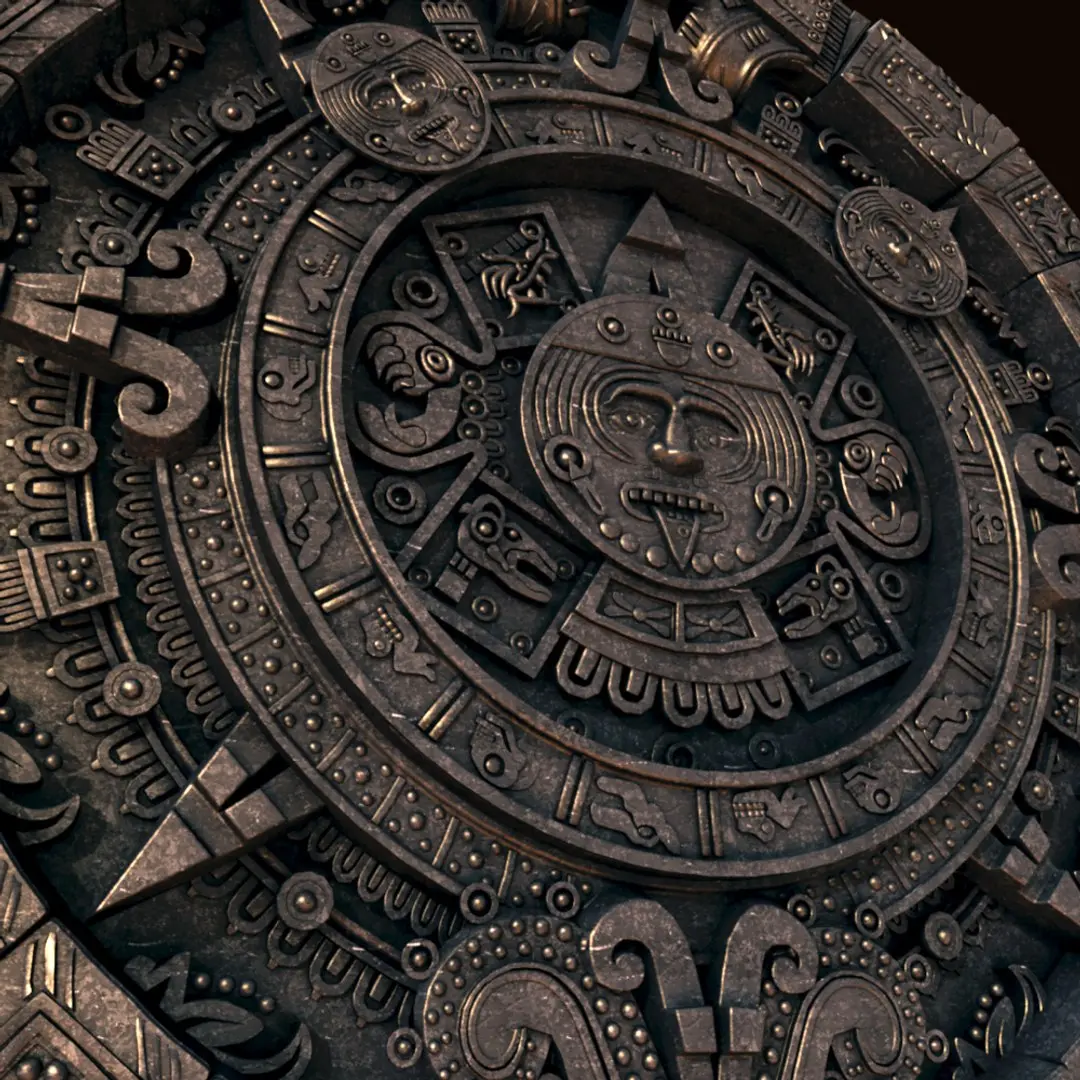 Mayan Calendar 3D model get